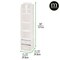mDesign Fabric Nursery Hanging Organizer with 7 Shelves/3 Drawers